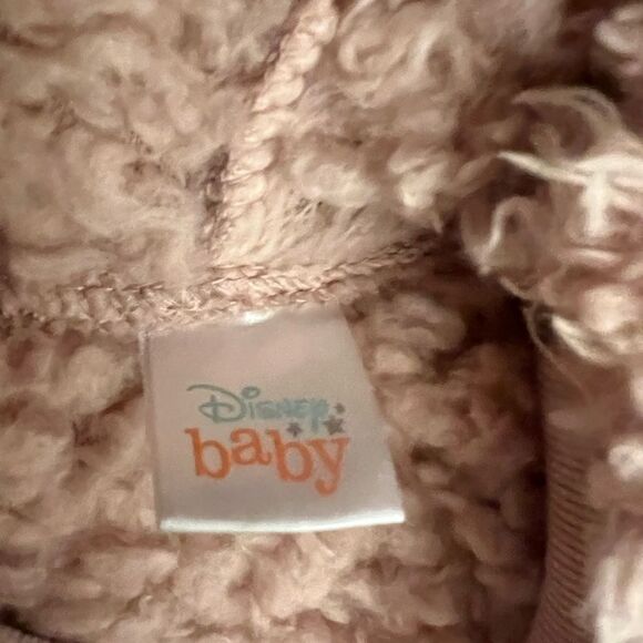 Disney Baby Minnie Mouse Hello World hooded NWT warm footed onesie. Size 0-3 mos - Picture 9 of 11